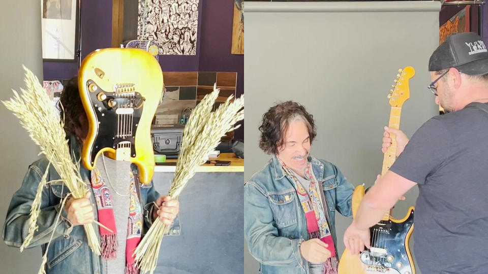 John Oates is photographed with his guitar by Michael Weintrob.&nbsp; / Credit: CBS News