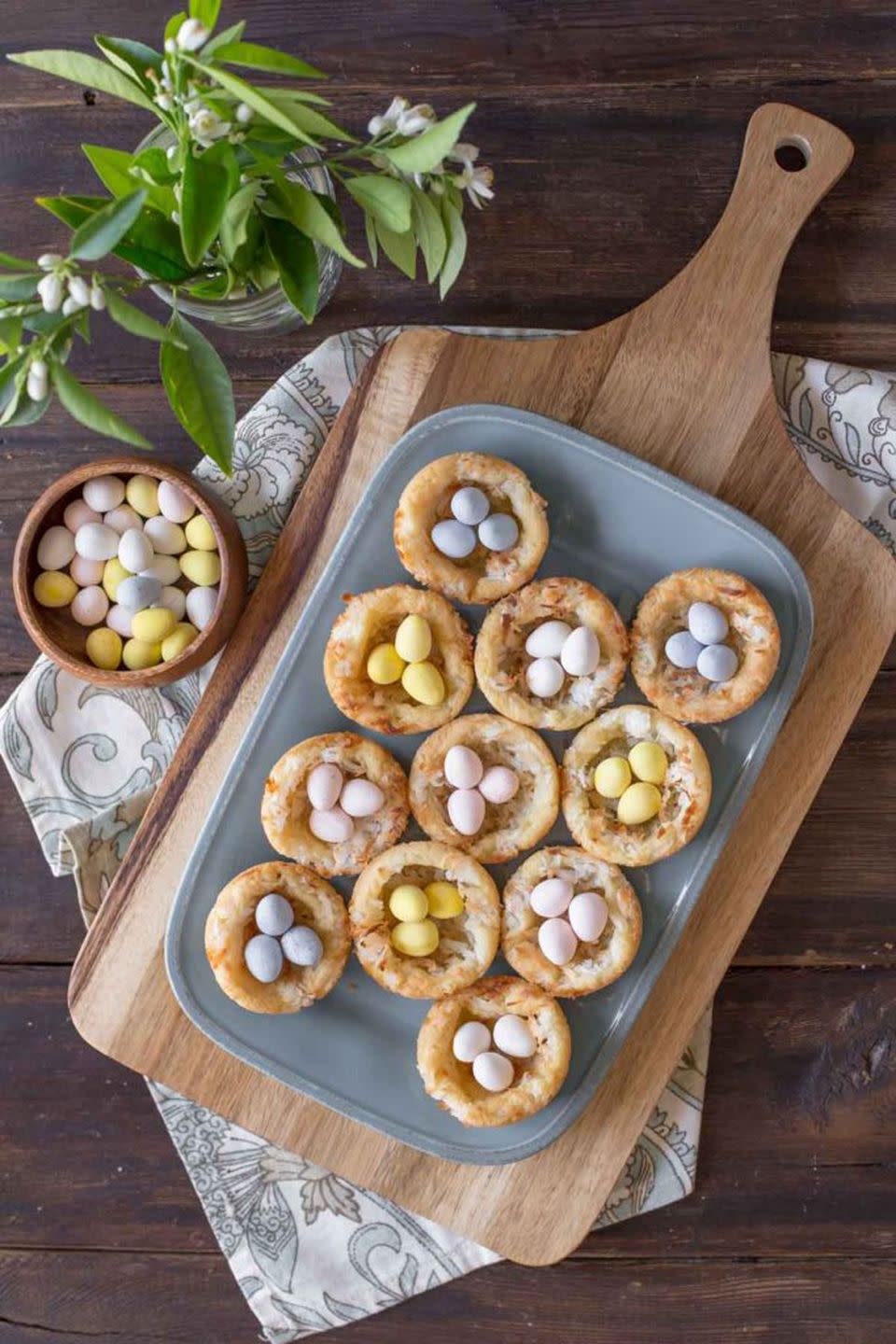 Sugar Cookie Easter Egg Nests