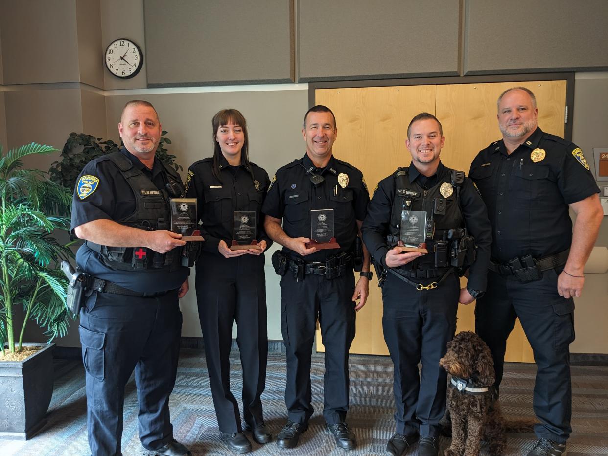 Ravenna and Streetsboro police members this year's Portage crisis