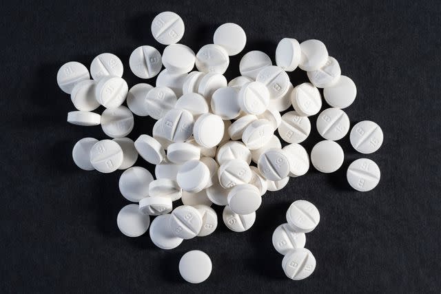 <p>getty</p> pile of pills -- stock image