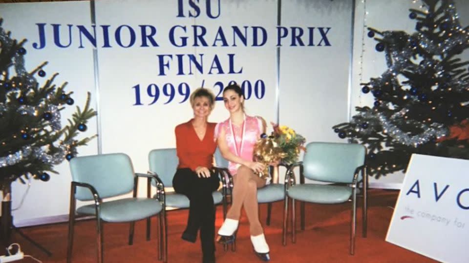 Deanna Stellato won the ISU Junior Grand Prix Final in ladies' singles skating in December 1999. By 2001, a series of significant injuries led to her decision to retire. - Courtesy Deanna Stellato-Dudek