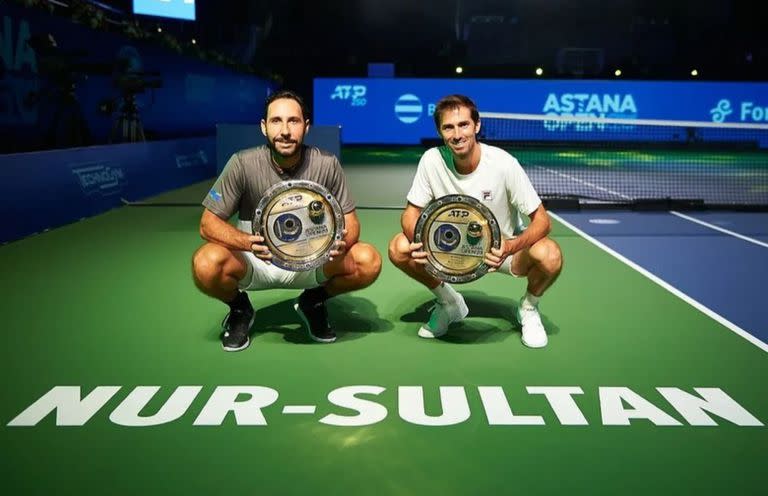 Cuatro años después de haber sido parte del equipo argentino de Copa Davis que perdió el repechaje con Kazakhstán en Astana, el doblista Andrés Molteni se dio el gusto de ganar el título ATP allí, en pareja con el mexicano González.