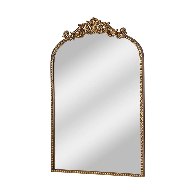 Better Homes & Gardens 20" x 30" Arch Metal Wall Mirror Décor in Gold