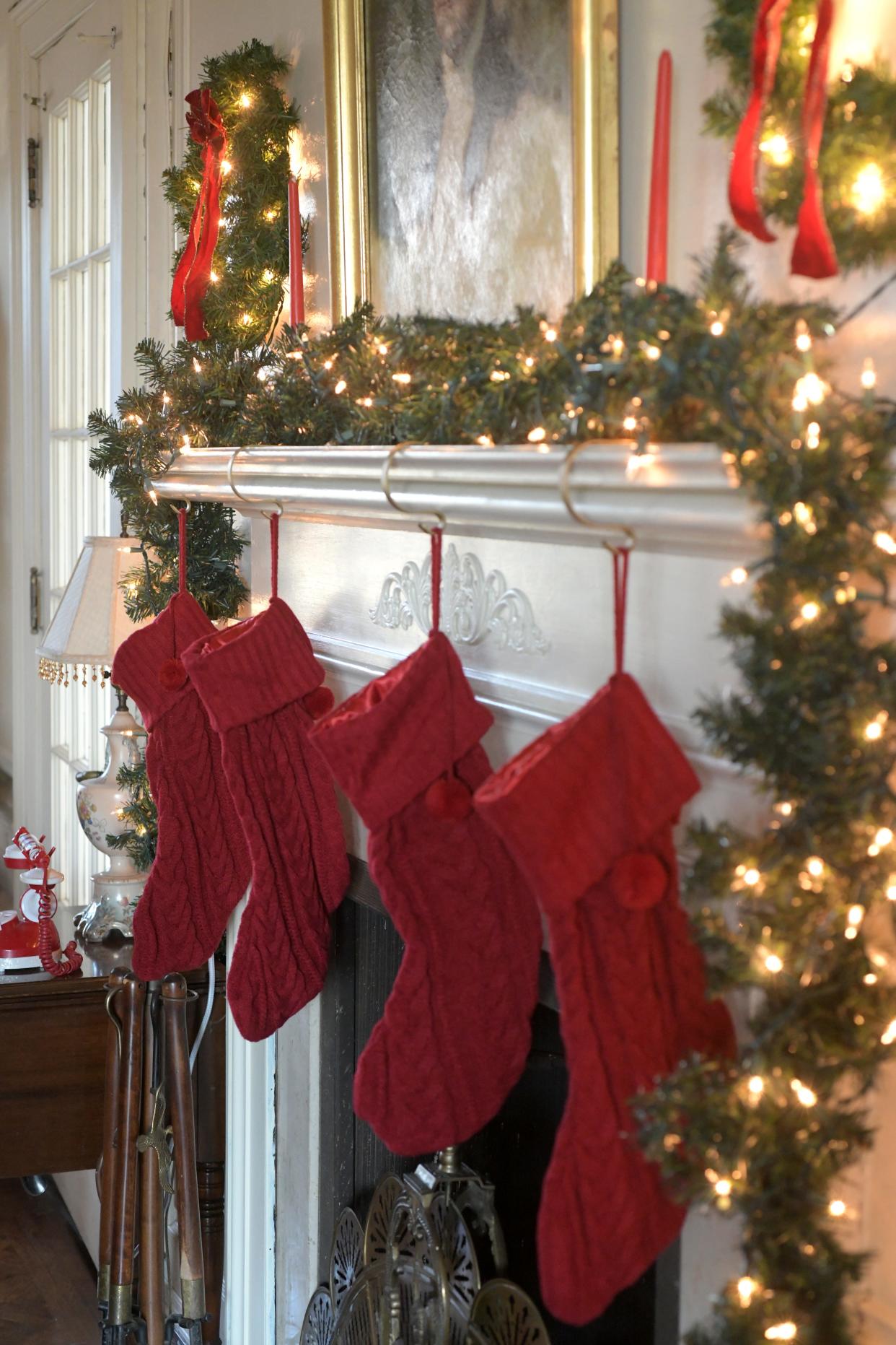 Christmas decorations brighten the Murray Baker House, one of six historical properties open for the Peoria Historical Society's Holiday Home Tour Dec. 3 and 4.