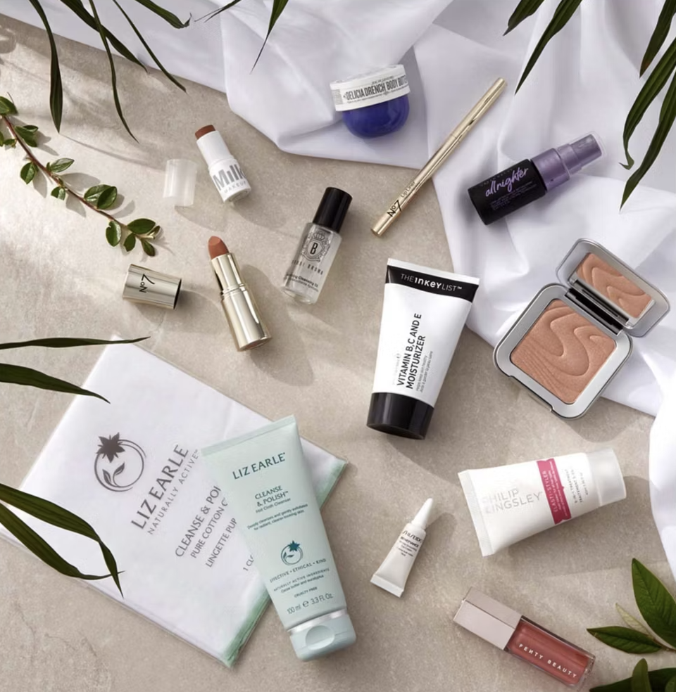 Update your beauty regime with this extensive selection of skincare, make-up and haircare. (Boots)