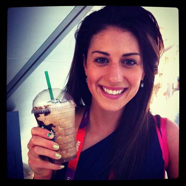 ‏Treating myself with a #starbucks Swimming competition finished for me <a href="http://199.59.150.40/ItsStephRice" rel="nofollow noopener" target="_blank" data-ylk="slk:@ItsStephRice;elm:context_link;itc:0;sec:content-canvas" class="link ">@ItsStephRice</a>