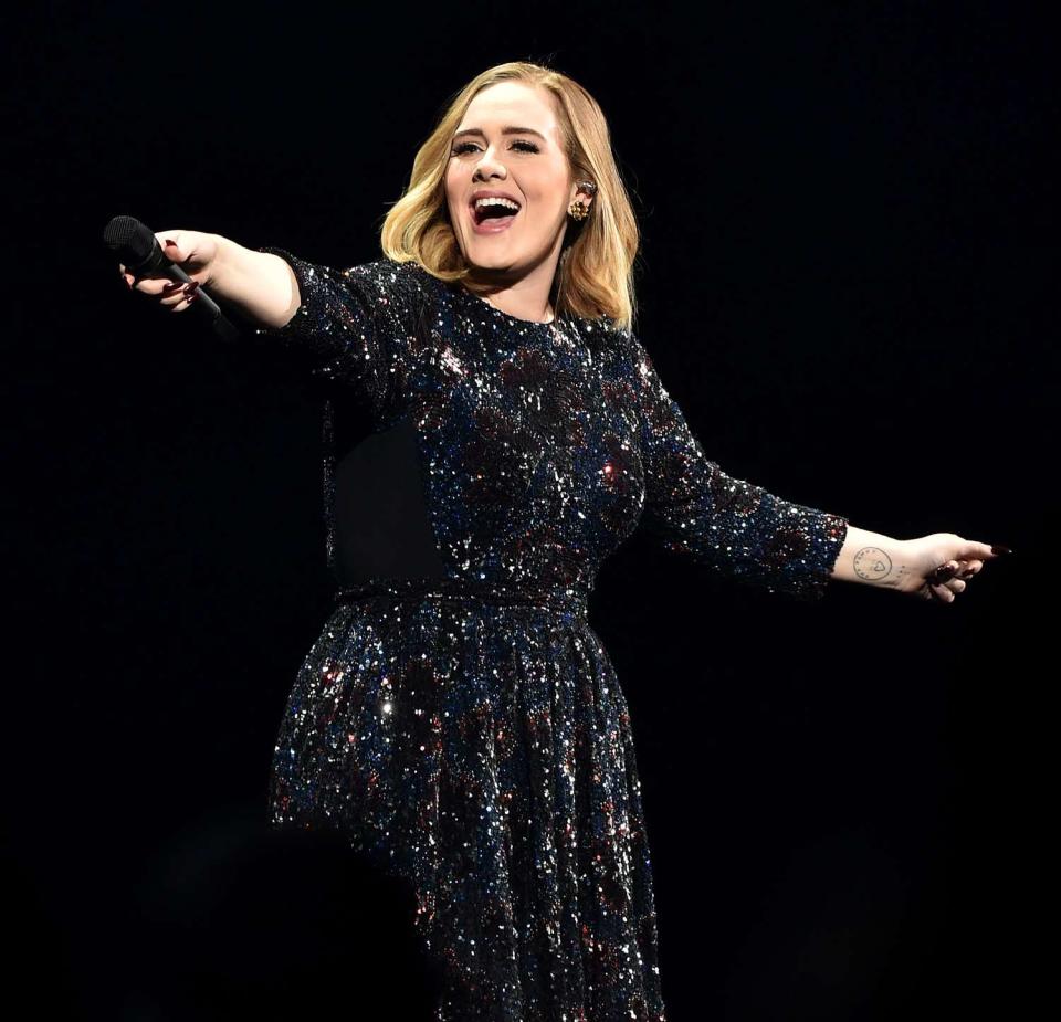 Adele performs at Genting Arena on March 29, 2016 in Birmingham, England