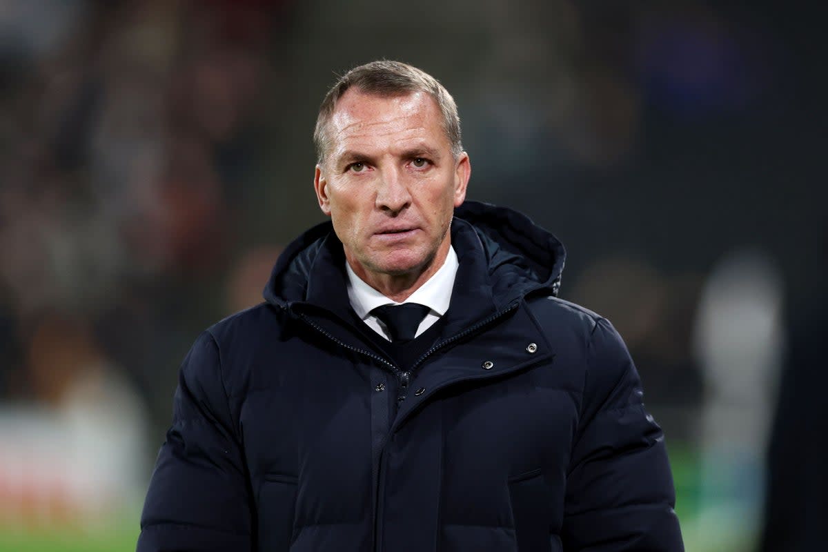 File photo dated 20-12-2022 of Brendan Rodgers, who believes Leicester have futureproofed their squad – despite Jack Harrison slipping through his fingers. Issue date: Thursday February 2, 2023. Issue date: Monday February 27, 2023. (PA Wire)