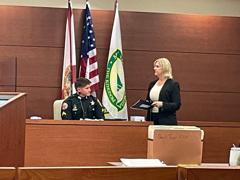 MCSO Deputy Justin Tortora and Assistant State Attorney Amy Berndt