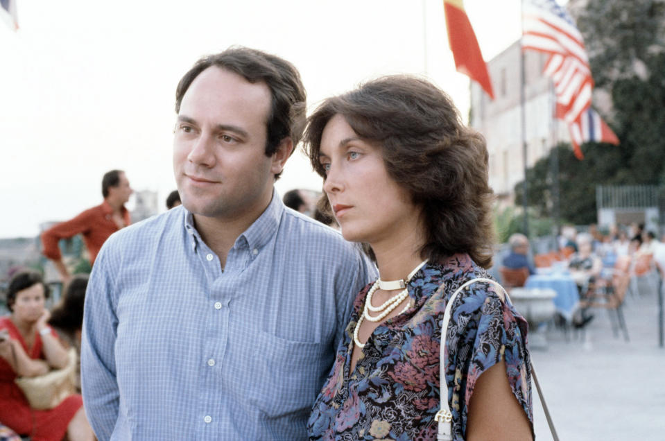 Con la ex moglie Gianna Scarpelli (Photo by Mario Notarangelo/Mondadori via Getty Images)