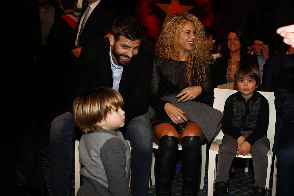 <p>Los hijos de Shakira y Piqué están enormes </p>