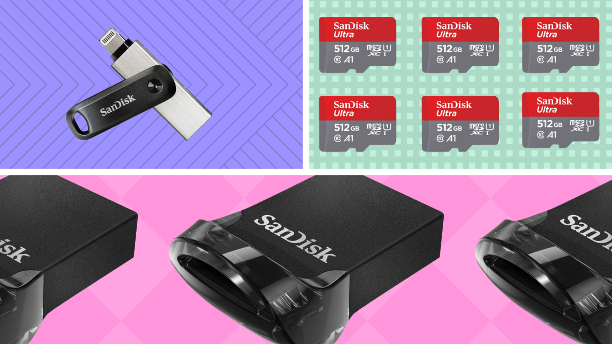 SanDisk memory cards and Western Digital hard drives are on sale