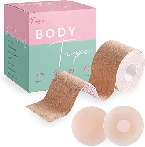 Fullness Body Tape - All 3 Colors! Black, Nude, Mocha Body Tape, Nipple  Cover