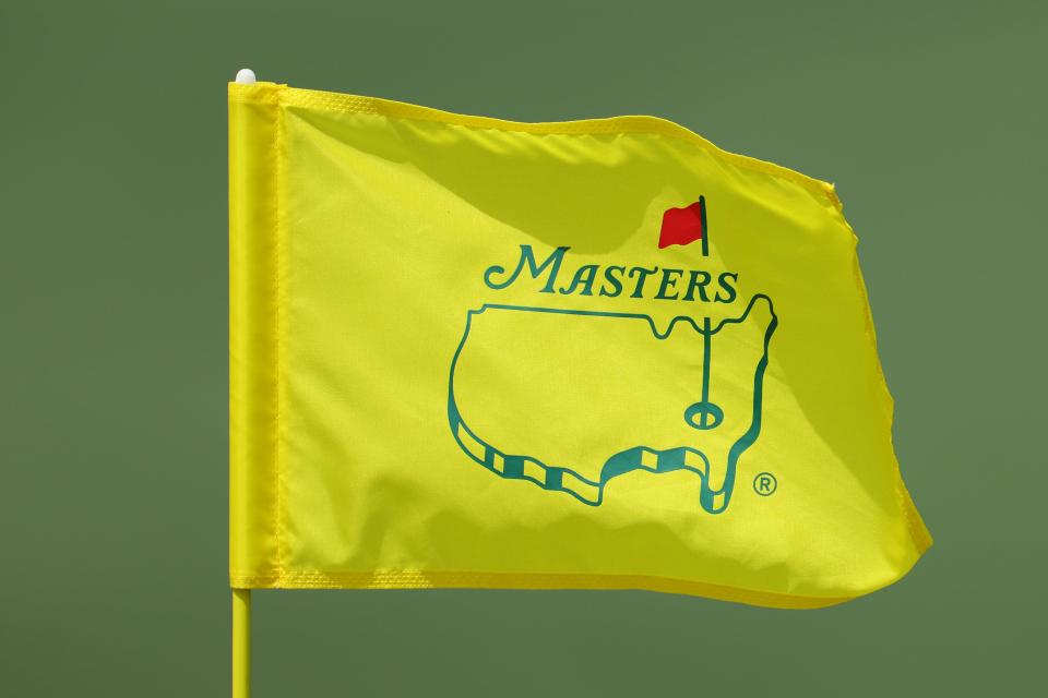 AUGUSTA, GEORGIA - APRIL 10: General view of the second hole flag during a practice round prior to the 2024 Masters Tournament at Augusta National Golf Club on April 10, 2024 in Augusta, Georgia. (Photo by Andrew Redington/Getty Images)