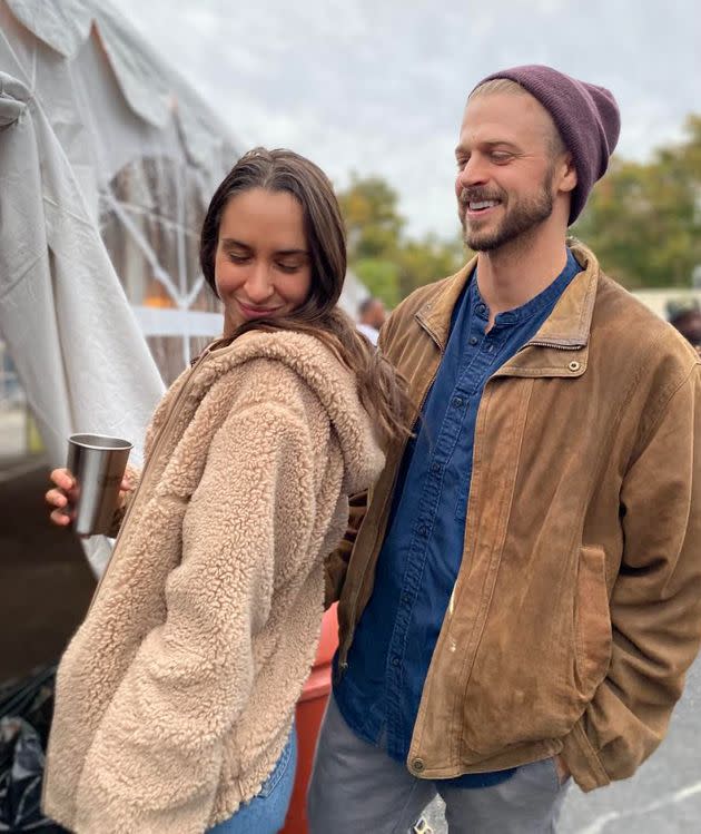 Sophie and Preston at OysterFest in Wellfleet, Massachusetts. (Photo: Courtesy of Sarah Perry)
