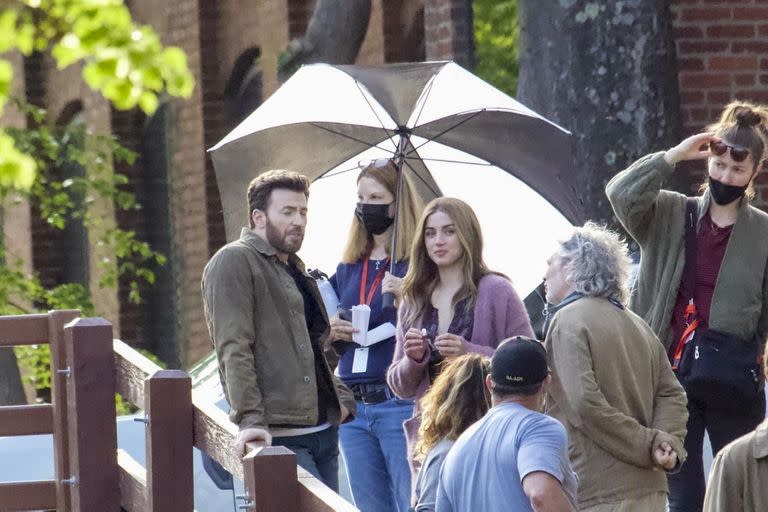 Chris Evans y Ana de Armas se hicieron muy amigos