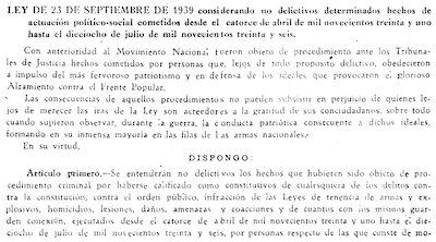Texto publicado en la Gazeta de Madrid el 30 de septiembre de 1939 con el ‘autoindulto’ firmado por el entonces jefe del Estado Francisco Franco. <a href="https://www.boe.es/diario_gazeta/comun/pdf.php?p=1939/09/30/pdfs/BOE-1939-273.pdf" rel="nofollow noopener" target="_blank" data-ylk="slk:BOE;elm:context_link;itc:0;sec:content-canvas" class="link ">BOE</a>