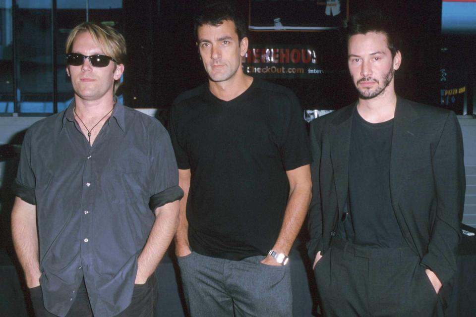 SGranitz/WireImage Bret Domrose, Robert Mailhouse and Keanu Reeves of Dogstar