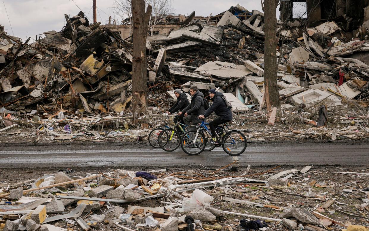 Russia's war in Ukraine will add to the 'already devastating' legacy of Covid and resulting global lockdowns to cause a second global recession this decade, according to the World Bank - AP Photo/Vadim Ghirda