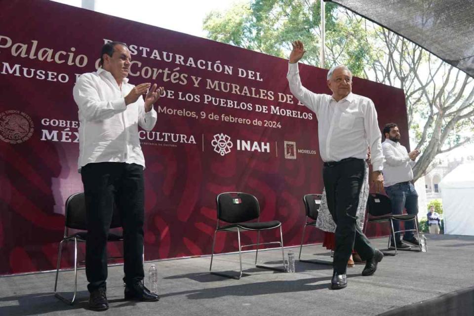 Cuauhtémoc Blanco y AMLO