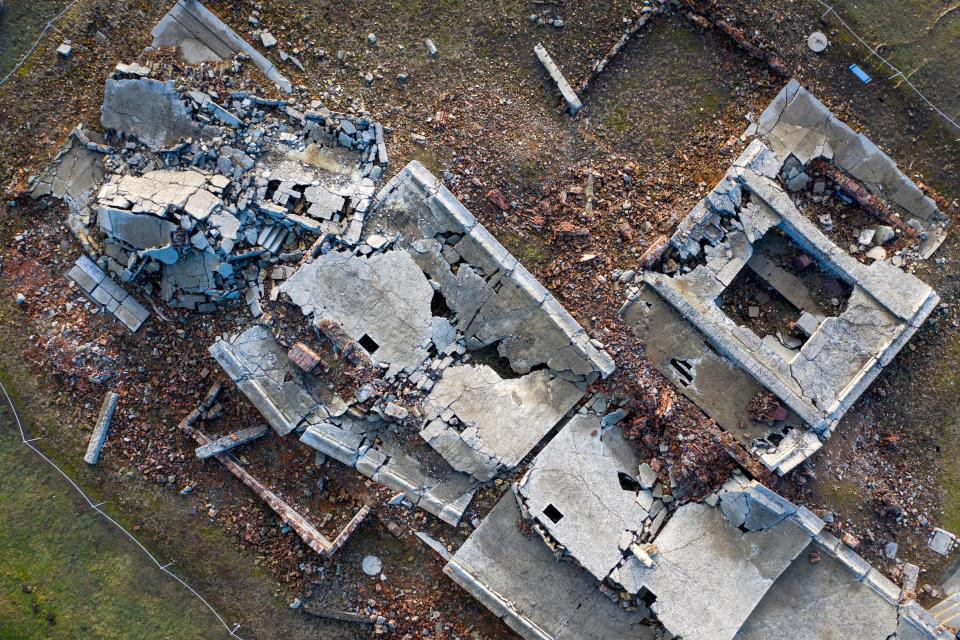 Ariel view of gas chambers 2019 (Christopher Furlong:Getty Images)