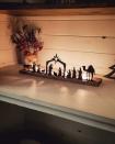 <p><strong>WoodRiverIronWorks</strong></p><p>etsy.com</p><p><strong>$59.76</strong></p><p>Add five tea lights to this handmade metal and wood nativity scene for a magical glowing effect.</p>
