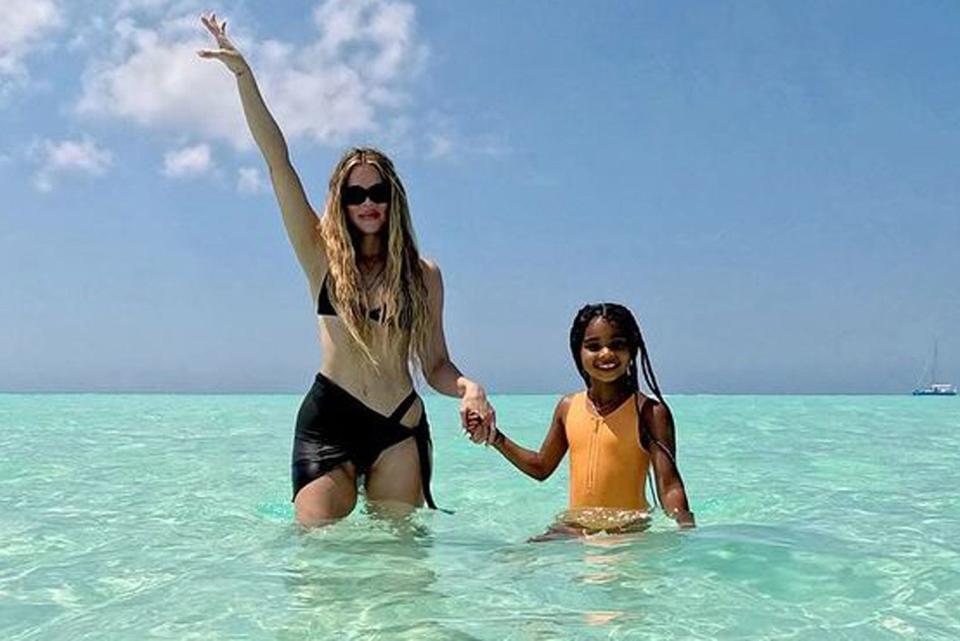 <p>Khloe Kardashian/Instagram</p> Khloé Kardashian and True on vacation
