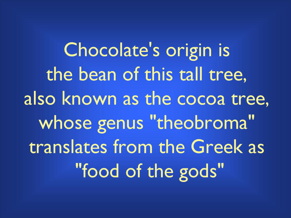 What is cacao?