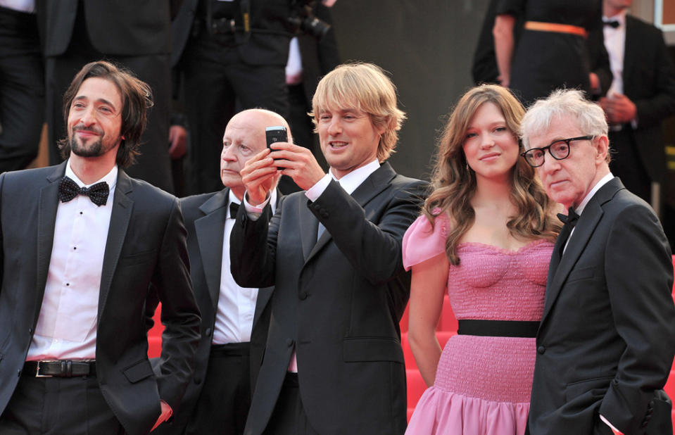 Cannes Film Festival 2011 Adrien Brody Owen Wilson Lea Seydoux Woody Allen