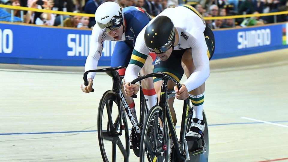 <p>Glaetzer beat Carlin in the sprint final of this year's cycling world championships and the pair will go head-to-head again at the Anna Meares velodrome in the sprint, team sprint and keirin.</p>