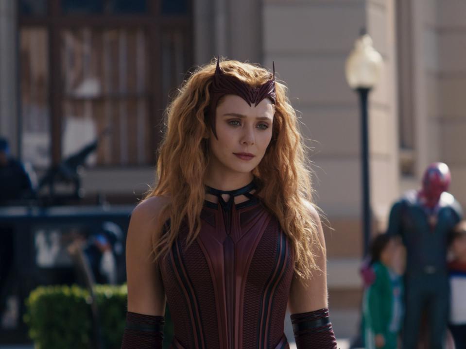 Elizabeth Olsen as Scarlett Witch in WandaVision (Disney Plus)