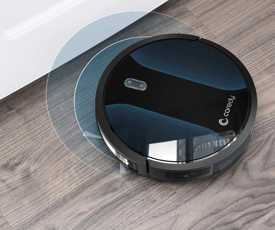 The Coredy robot vacuum cleaner can even navigate the worst messes. (Photo: Cordey)