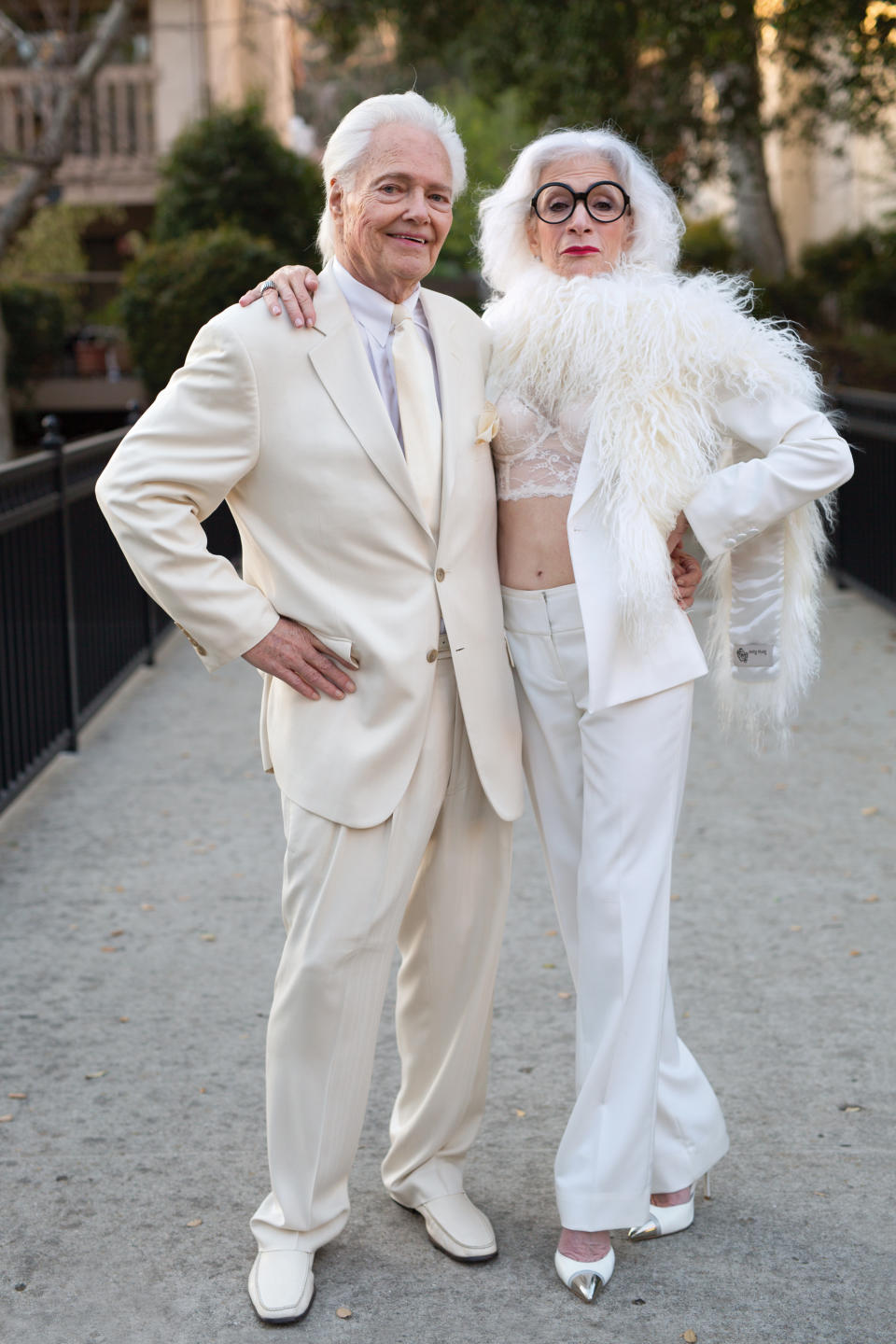 Ellen & Dick prove couples who dress together, stay together. [Photo: Ari Seth Cohen]