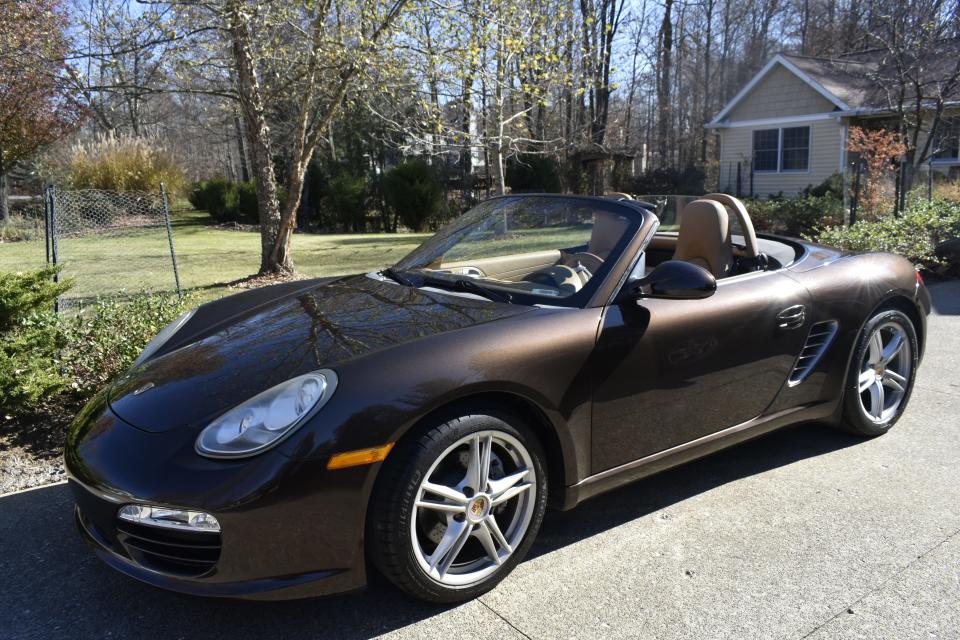 Tom Dillon's new convertible, a 2009 Porsche Boxster