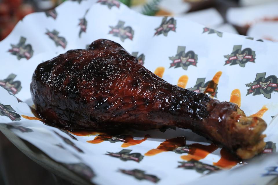 The spicy barbecue turkey legs are returning for the 2023 season of the El Paso Chihuahuas, so make sure you have lap room.
