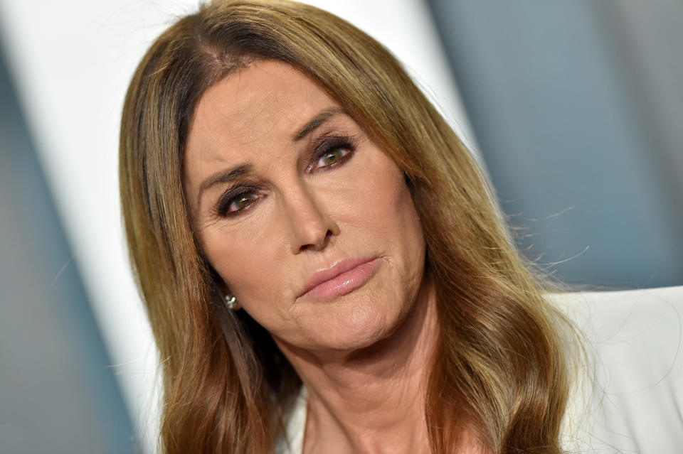 Caitlyn Jenner attends the 2020 Vanity Fair Oscar Party hosted by Radhika Jones at Wallis Annenberg Center for the Performing Arts on February 09, 2020 in Beverly Hills, California. (Photo by Axelle/Bauer-Griffin/FilmMagic)