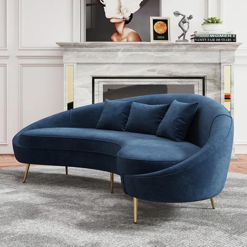 <p><a href="https://go.redirectingat.com?id=74968X1596630&url=https%3A%2F%2Fwww.homary.com%2Fitem%2Fmodern-83-blue-velvet-curved-3-seater-sofa-gold-metal-legs-toss-pillow-included-13366.html&sref=https%3A%2F%2Fwww.housebeautiful.com%2Fshopping%2Fg43279713%2Fluxury-couches%2F" rel="nofollow noopener" target="_blank" data-ylk="slk:Shop Now;elm:context_link;itc:0;sec:content-canvas" class="link ">Shop Now</a></p><p>Blue Velvet Curved Sofa</p><p>homary.com</p><p>$1999.99</p>