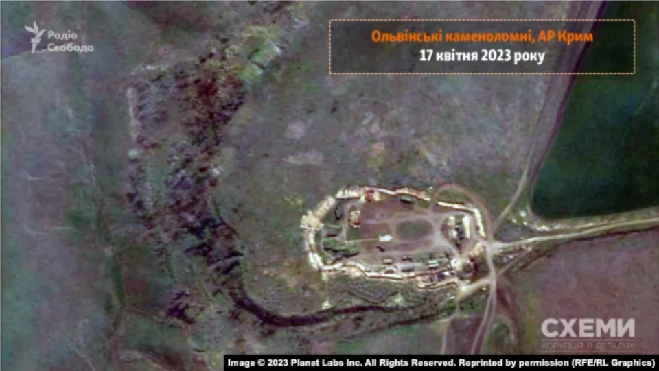 Olvin quarries, Autonomous Republic of Crimea, April 17, 2023 <span class="copyright">RFE/RL</span>