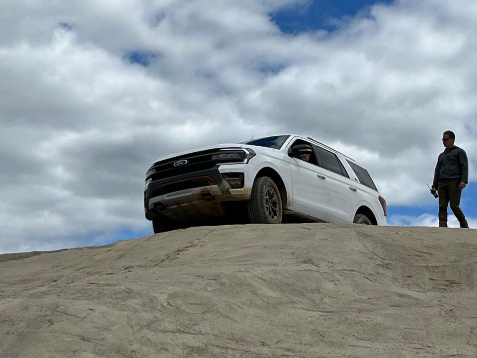 The 2022 Ford Expedition Timberline is surprisingly capable off road, despite its bulk.