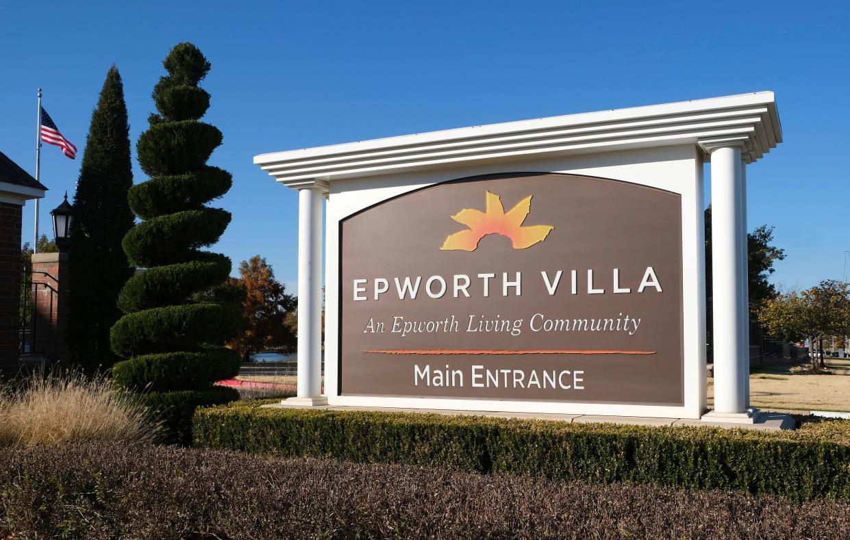 Epworth Villa is a nonprofit retirement center at 14901 N Pennsylvania Ave. in Oklahoma City.