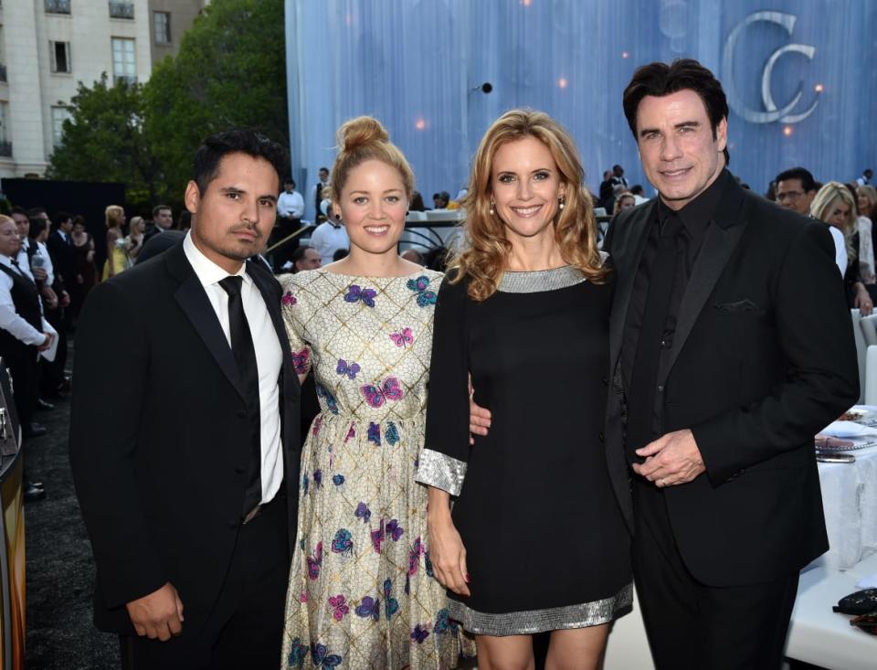 <div class="inline-image__caption"><p>Michael Pena, Erika Christensen, Kelly Preston and John Travolta attend the Church of Scientology Celebrity Centre 45th Anniversary Gala on August 9, 2014, in Los Angeles, California.</p></div> <div class="inline-image__credit">Kevin Winter/Getty</div>