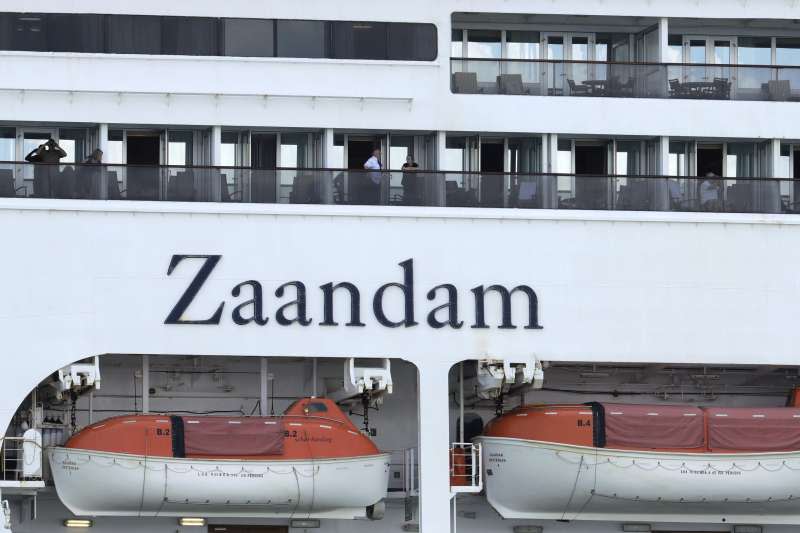 武漢肺炎：郵輪桑達姆號（Zaandam）遭多國拒絕靠岸停泊（AP）