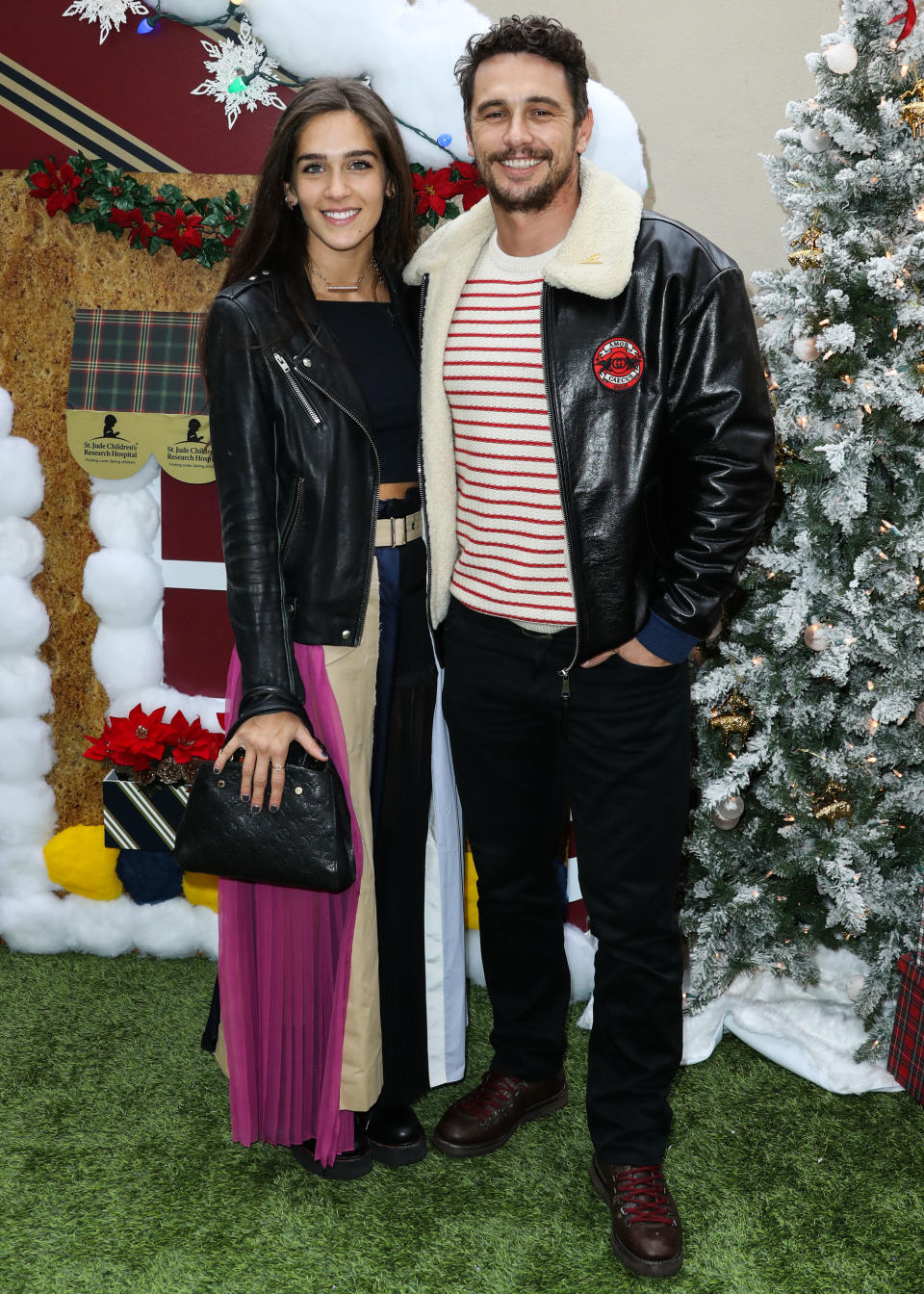 BEVERLY HILLS, LOS ANGELES, CA, USA - DECEMBER 09: Actress Isabel Pakzad and boyfriend/actor James Franco arrive at the Brooks Brothers Annual Holiday Celebration In Los Angeles To Benefit St. Jude 2018 held at the Beverly Wilshire Four Seasons Hotel on December 9, 2018 in Beverly Hills, Los Angeles, California, United States. (Photo by Xavier Collin/Image Press Agency/Sipa USA)