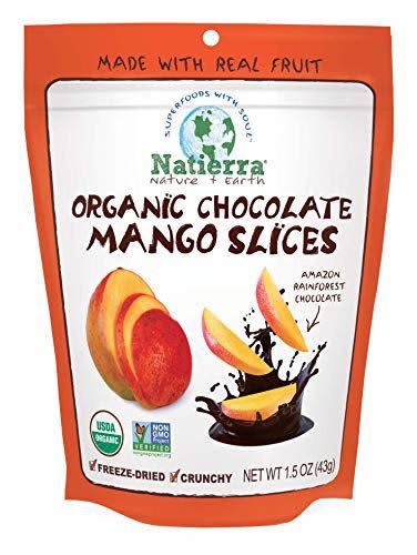 Organic Freeze-Dried Chocolate-Covered Mango Slices