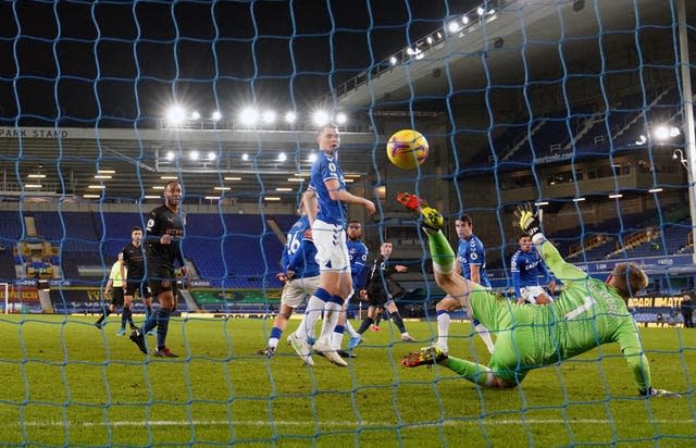 City won 3-1 at Everton in February in a game rearranged from December