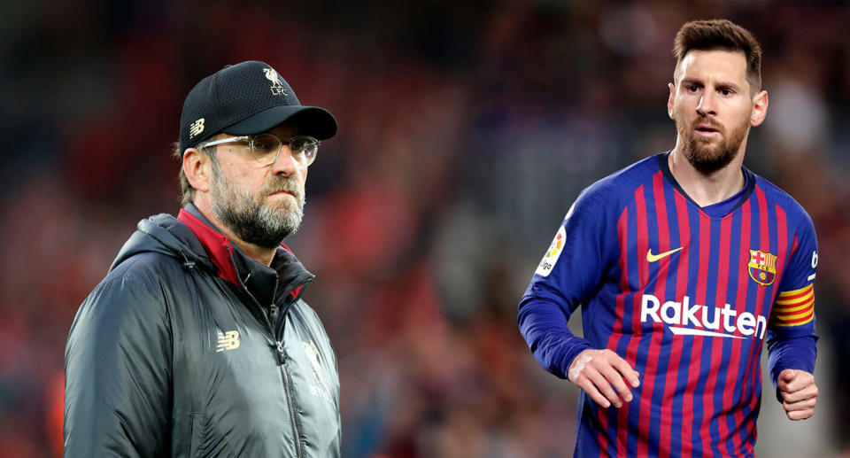 Liverpool take on Lionel Messi's Barcelona on Wednesday