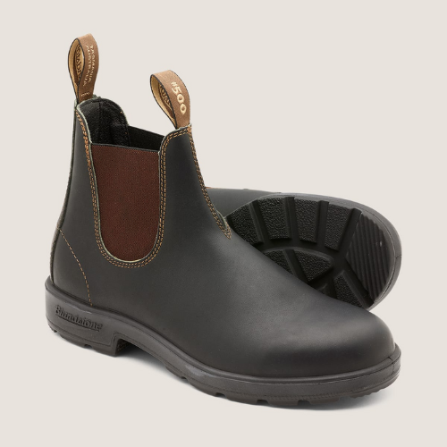 dark brown blundstone original 500 boots
