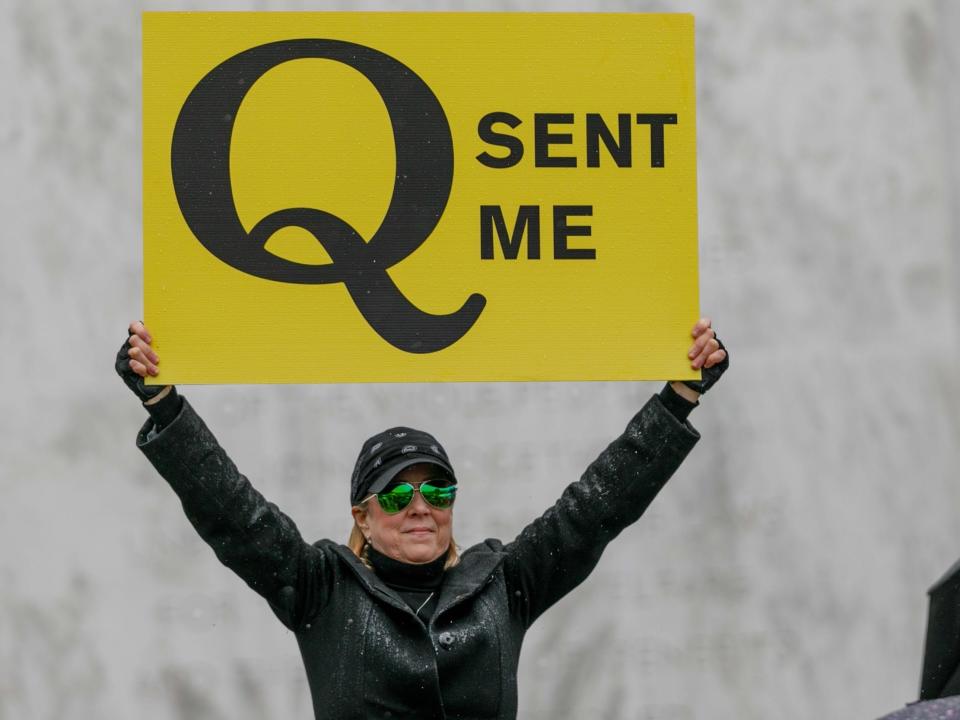 QAnon supporter