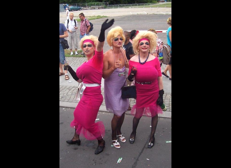 From Eva Adams: "Hundreds of thousands came out to celebrate gay rights in Berlin this year and I had the privilege of riding on a hetero-leaning wagon in support...It was extra special to land at the Reichstag with tens of thousands behind us celebrating love and tolerance.  I'm not able to pick a best photo but needed to share. Thanks for your project!"    