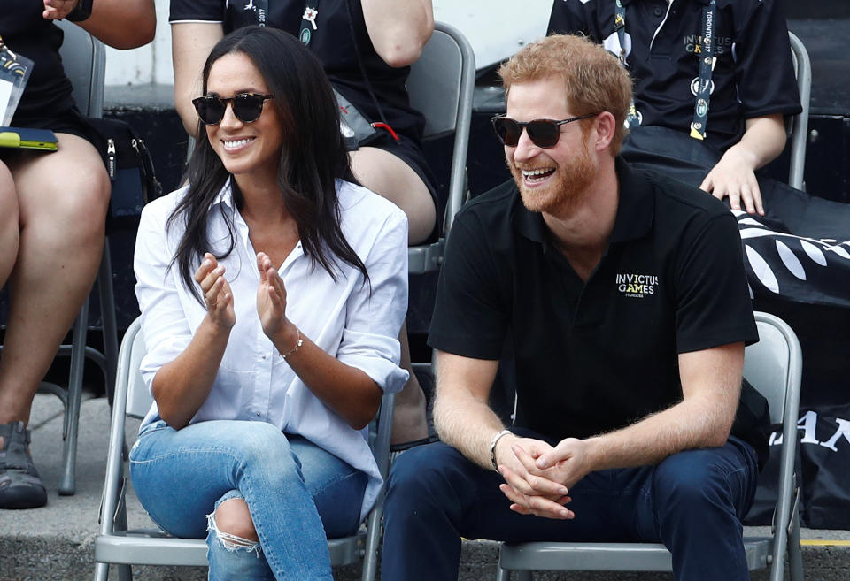 BU: Harry und Meghan am 25. September bei den Invictus-Spielen in Toronto. (Bild: Reuters)